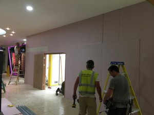 Working On A Plasterboard Partition
