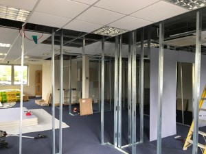Part Built Partition Wall